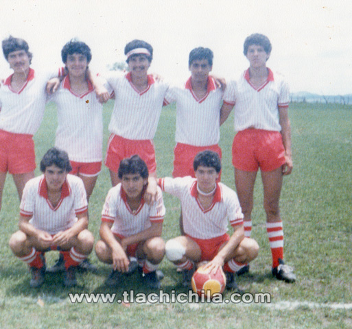 Equipos de fútbol y béisbol de los 80s